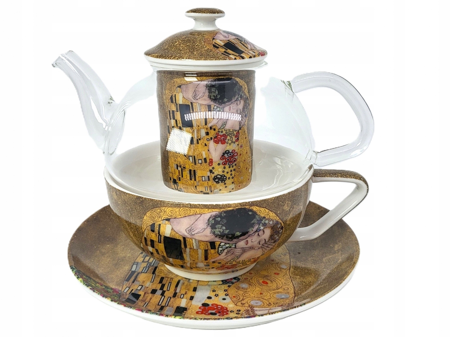Elegante Tasse Mit Krug Zum Teekochen Von Gustav Klimt