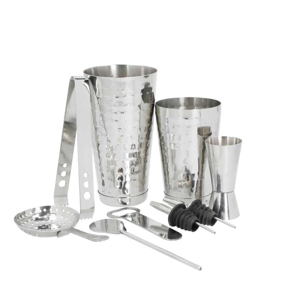 Barcraft Bcbarset8pc Bar-utensilien De Set, Edelstahl, Schwarz