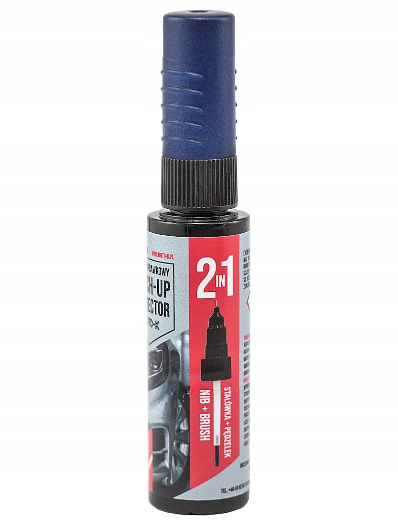 Moto-k Ausbesserungslack Mit Rapidograph Blau Marine Metallic 760 12ml