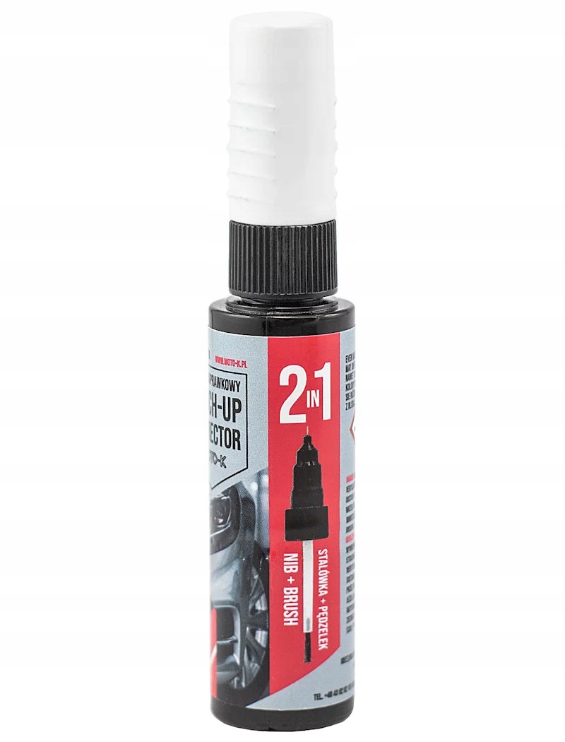 Moto-k Ausbesserungslack Mit Rapidograph, Weißglanz 120, 12 Ml