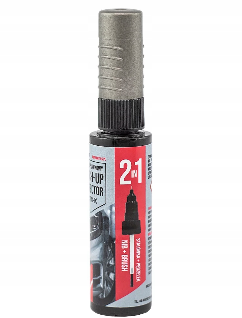Moto-k Ausbesserungslack Mit Rapidograph, Graumetallic, 860 12 Ml