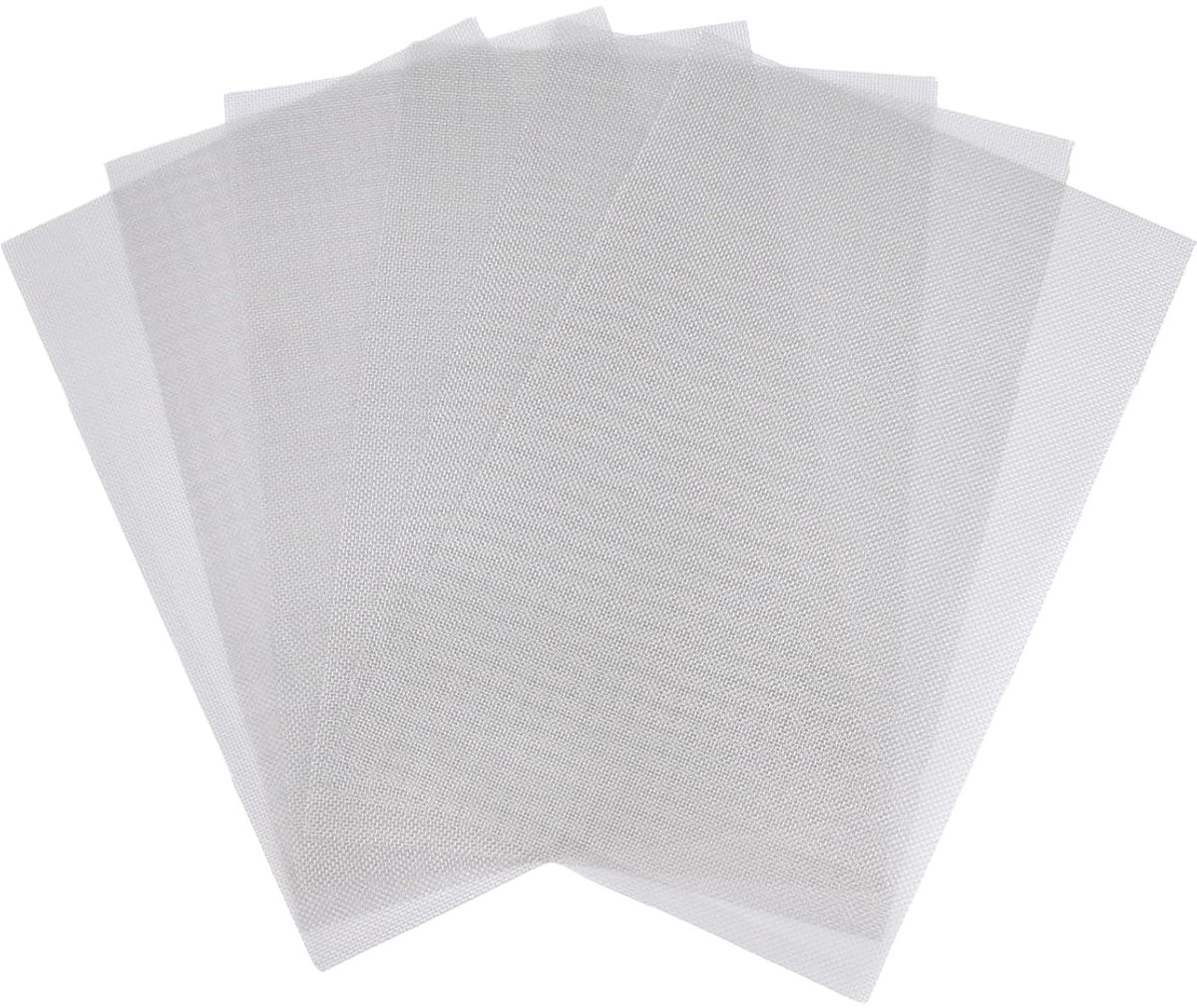 Metallsieb – 6er-pack – 30 X 21 Cm – Insektennetz – 20 Maschen – Feinmaschig – Metall – Insektennetz – Mäusenetz – Silber – Edelstahl