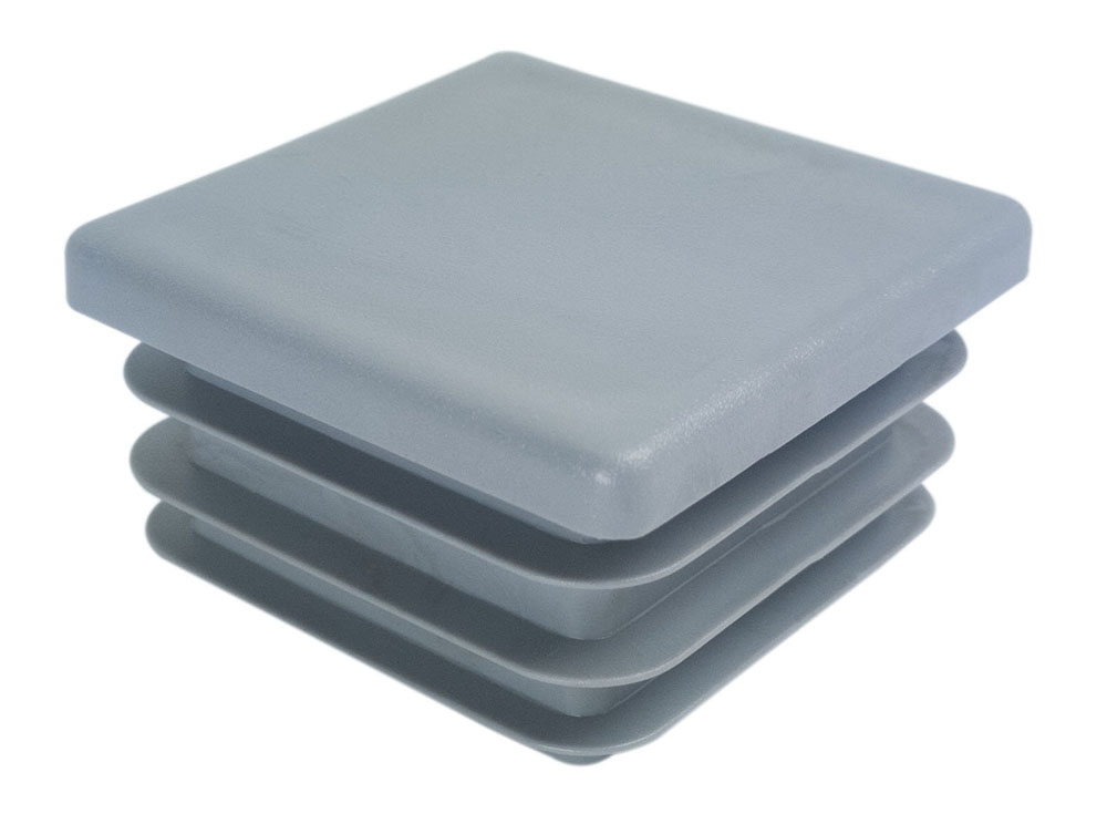 Profilkappe Grau 80x80 Mm Quadratisch 100 Stück.