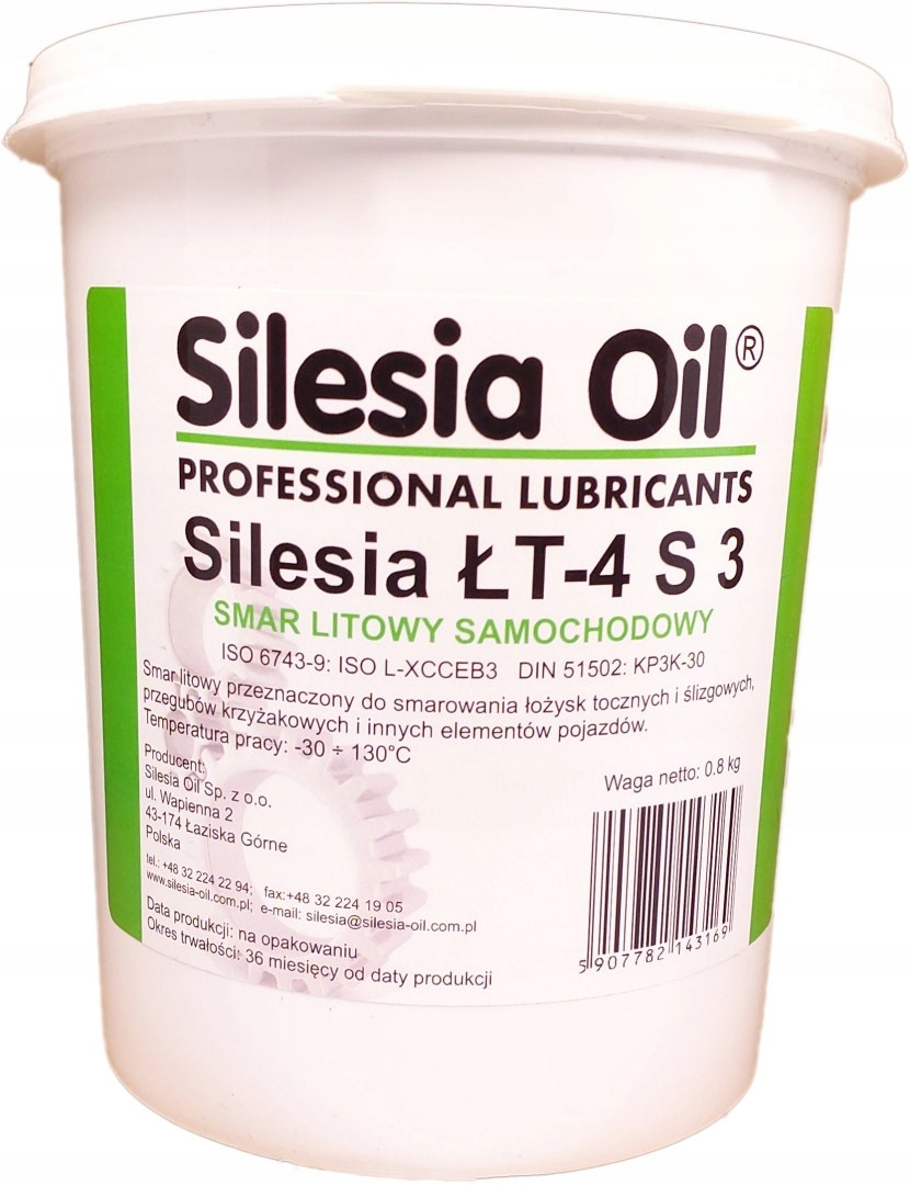 Silesia Oil Lithiumfett Łt43 0,8 Kg