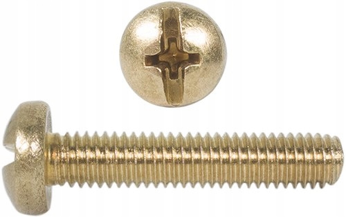M5x40 Din 7985 Messing-zylinderkopfschraube, 200 Stück