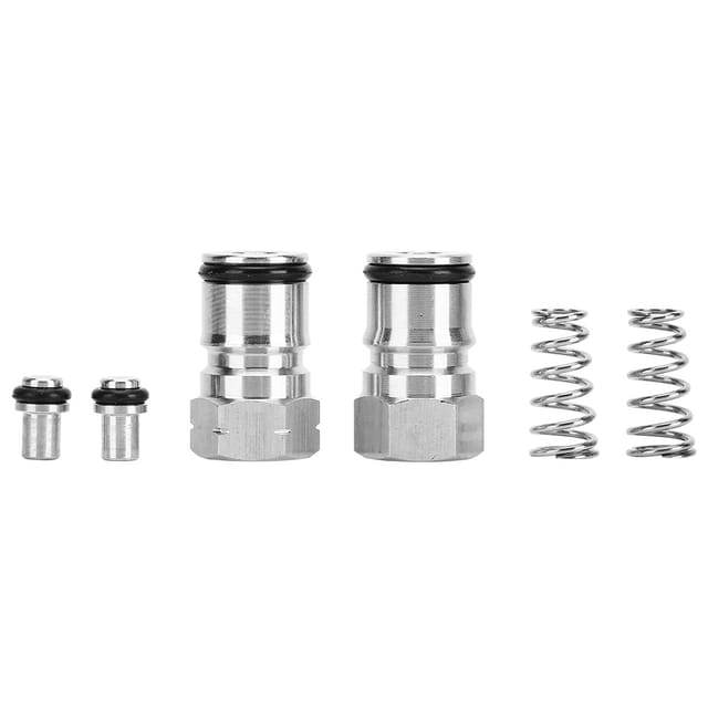 Kugelverschluss-Keg-Teile, Ventilkegel und Federn aus Edelstahl, 19/32"-18 Innengewinde für Gas und Flüssigkeiten