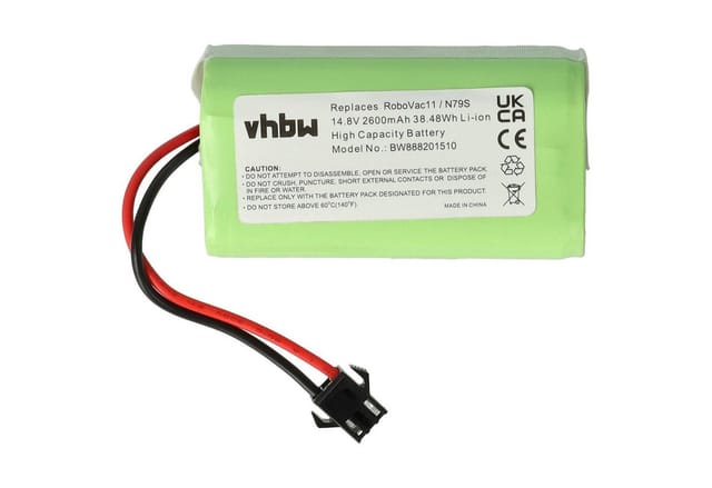 Vhbw - 1x Akku kompatibel mit Tesvor X500, X586, X500 Pro, X583, X580R, X580 Saugroboter (2600 mAh, 14,8 v, Li-Ion)