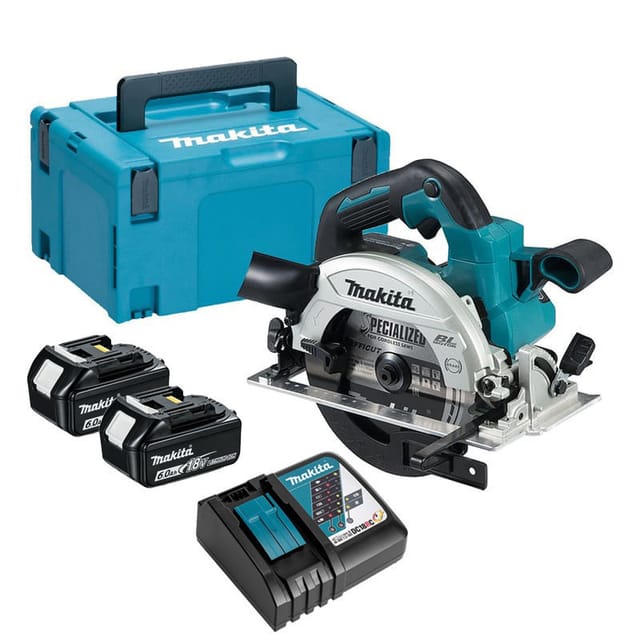 Kreissäge 18V LXT Ø165 mm (2x6,0 Ah) in MAKPAC - MAKITA DHS660RGJ