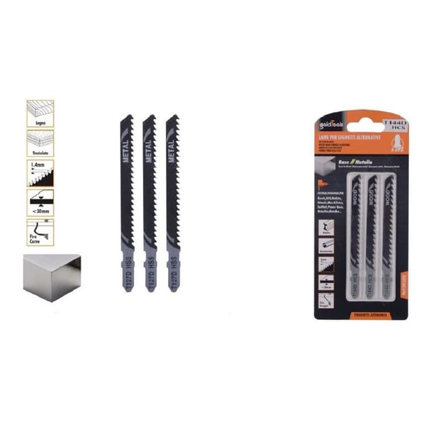 Trade Shop Traesio - Trade Shop - per seghetto alternativo T144D hcs lama ricamba per metalla 90189 -