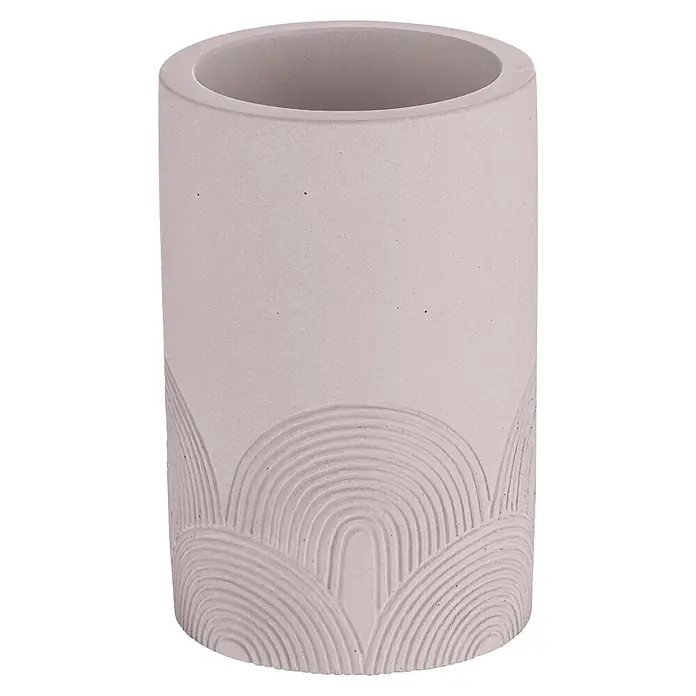 Wenko Zahnputzbecher Roveto (Durchmesser: 7 cm, Keramik)