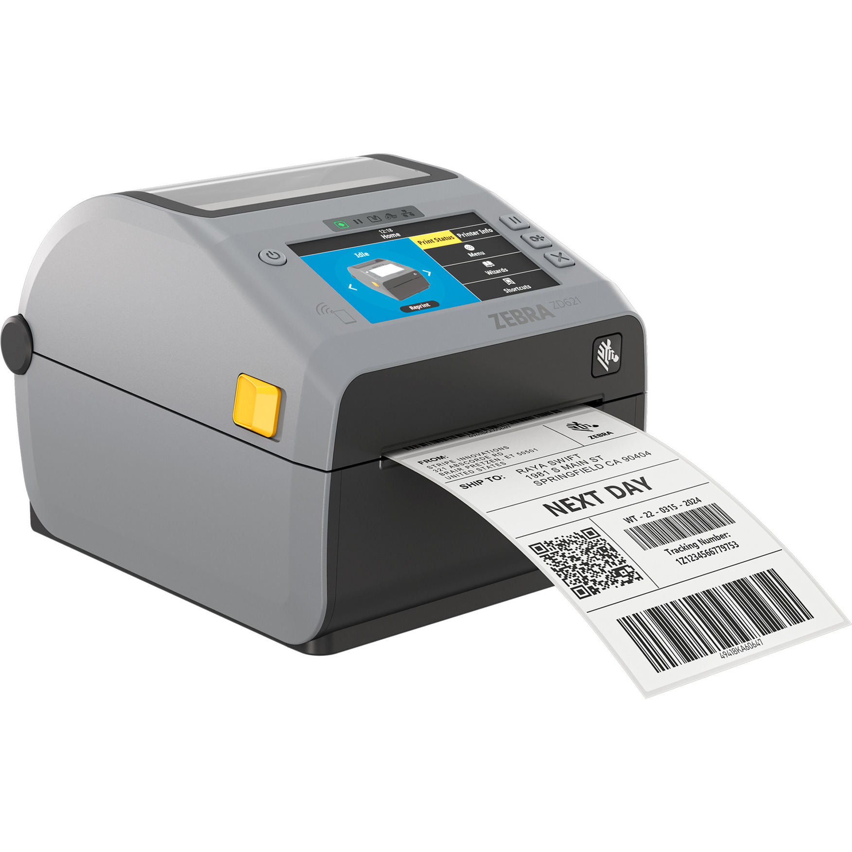 ZD621d mit Display, Etikettendrucker
