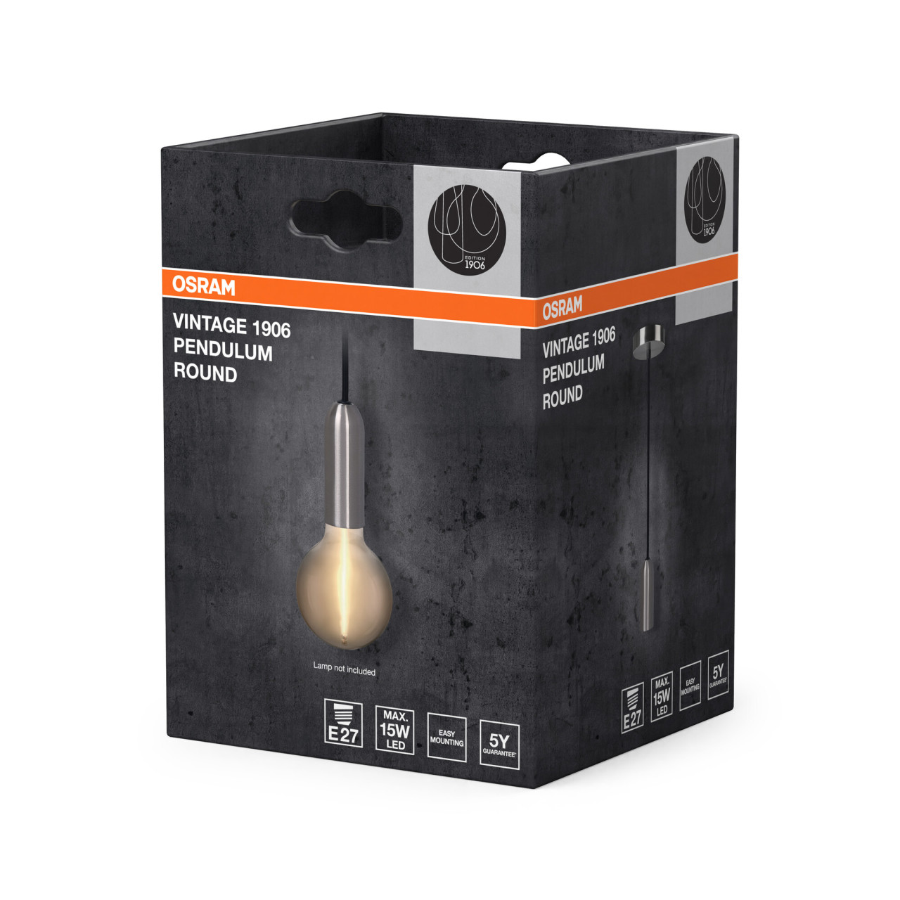 Osram Pendelleuchte 1906 Pendulum 163 cm chrom Bild 2