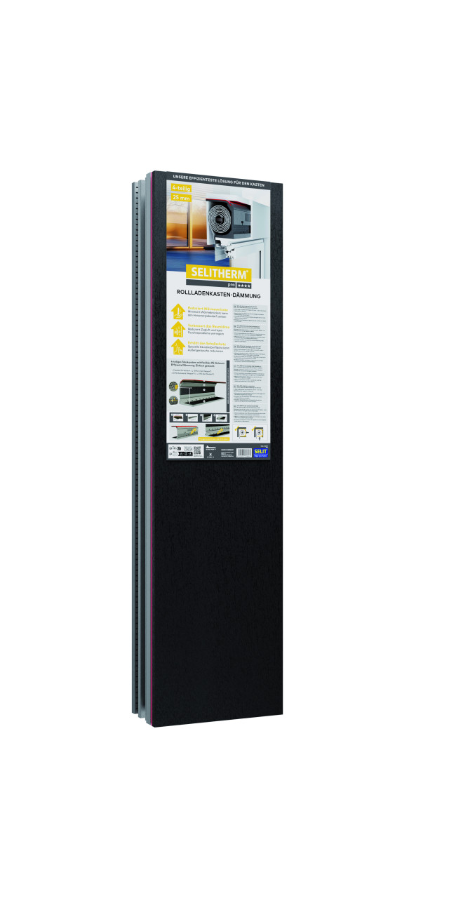 Selitherm Rollladenkastendämmung Pro 4-teilig 100 x 26 x 2,5 cm