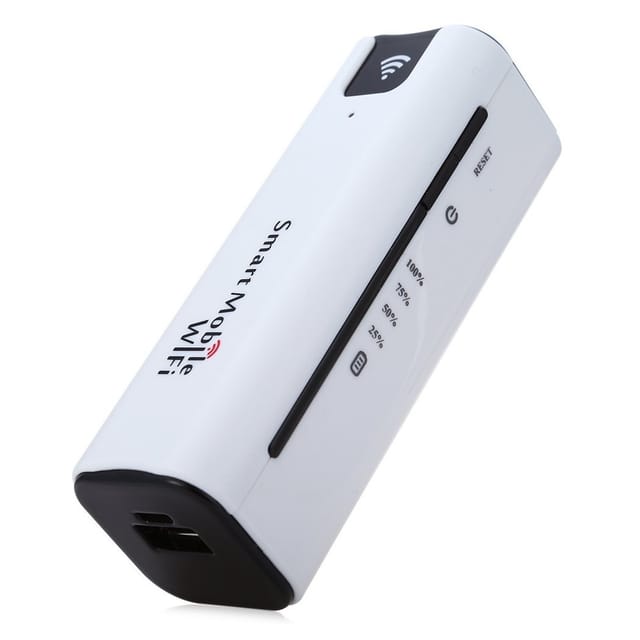Trade Shop Traesio - Trade Shop - wireless modem router 3G 4G portatile mit batteria sim wcdma/hsupa/hsdpa/umts -