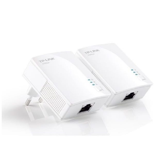 Trade Shop Traesio - Trade Shop - 2 POWERLINE-ETHERNET-200-Mbit/s-Mini-Netzwerkadapter für Sky On Demand TL-PA2010KIT -