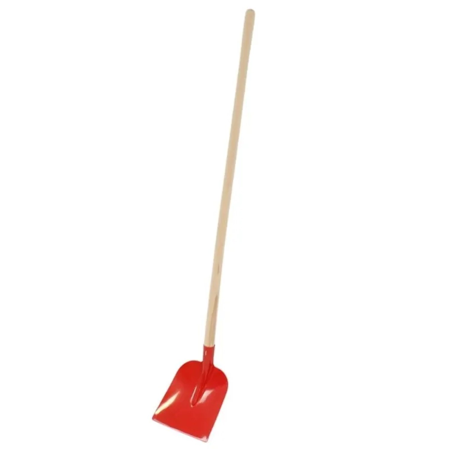 Galaflor Holsteiner Sandschaufel mit Holz-Stiel Buche, Pulverbeschichtete Schaufel mit Stiel