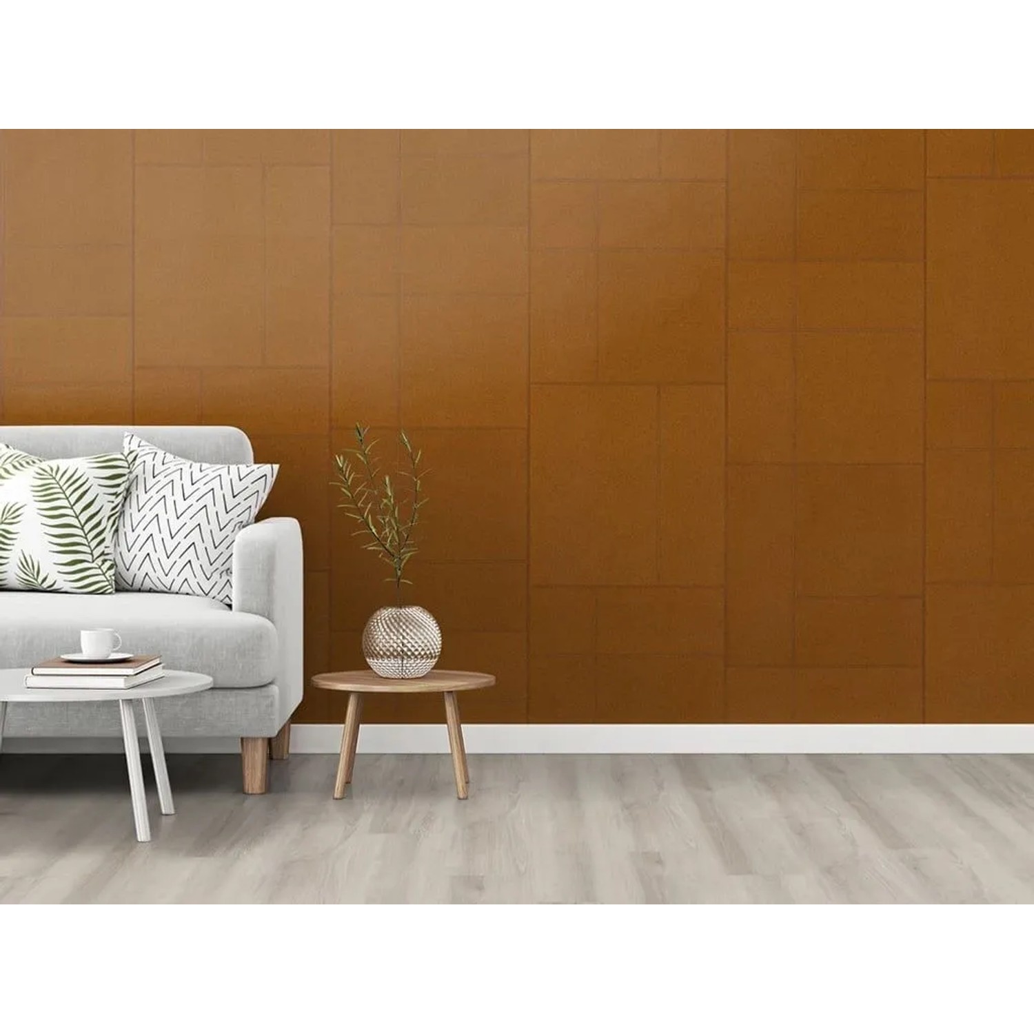 Granorte Kork Wandfliese Modular Terracotta mit CORKGUARD-Oberfläche
