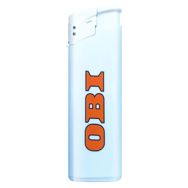 OBI Elektronik Feuerzeug EB-15 Weiß 3-er Pack