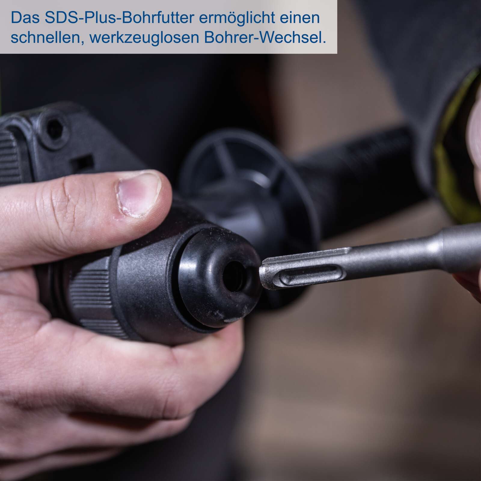Akku-Bohrhammer BC-DH290-X Scheppach - 20V | 2,8J Schlagenergie | bis 4500bpm | SDS-Plus | 4 Funktionen | inkl. 4Ah Akku + 2,4A Ladegerät Bild 3