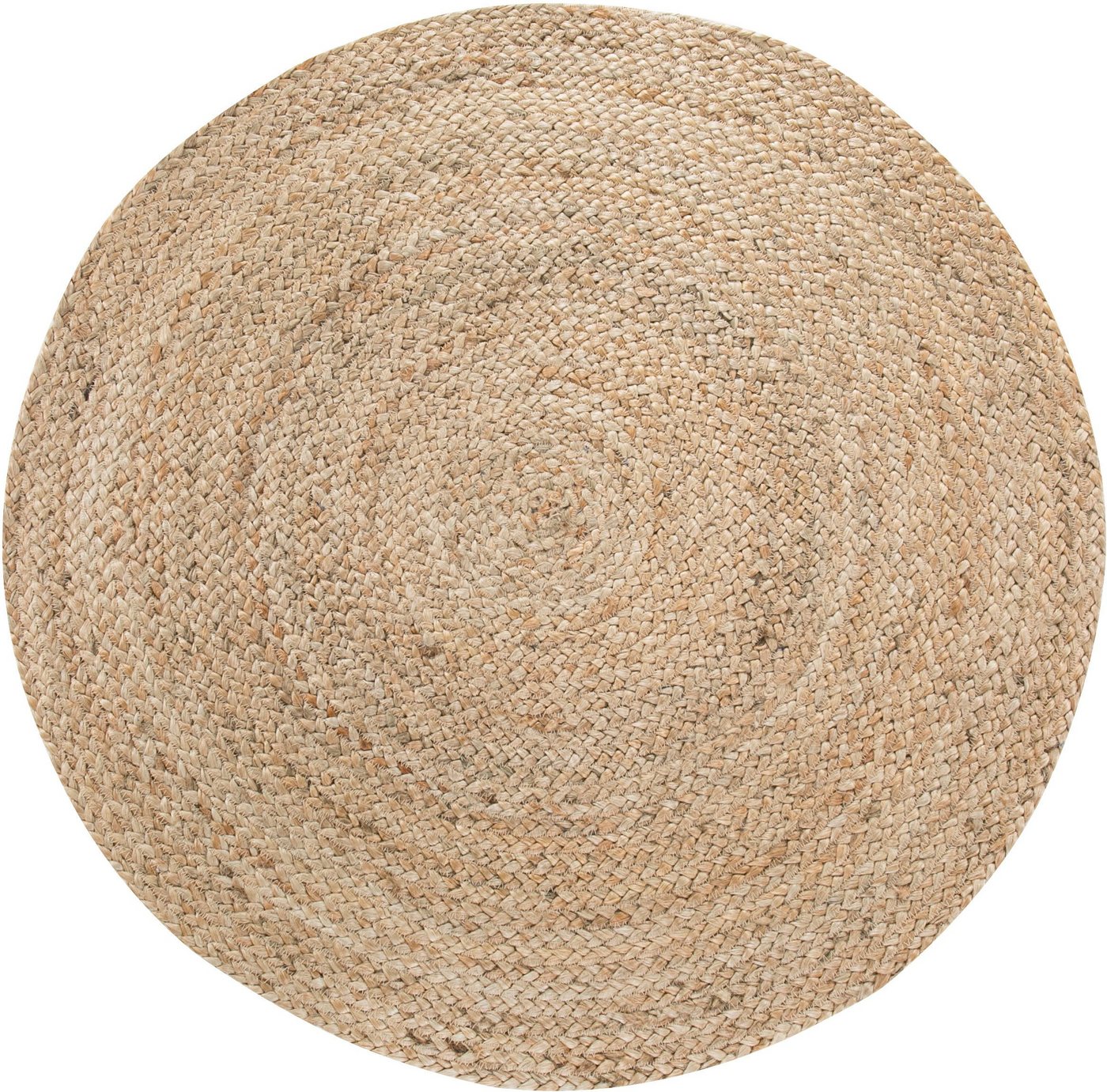 OTTO home Teppich Mataro, rund, Höhe: 4 mm, Flachgewebe, handgeflochten, Flecht Design, Boho-Style Bild 3