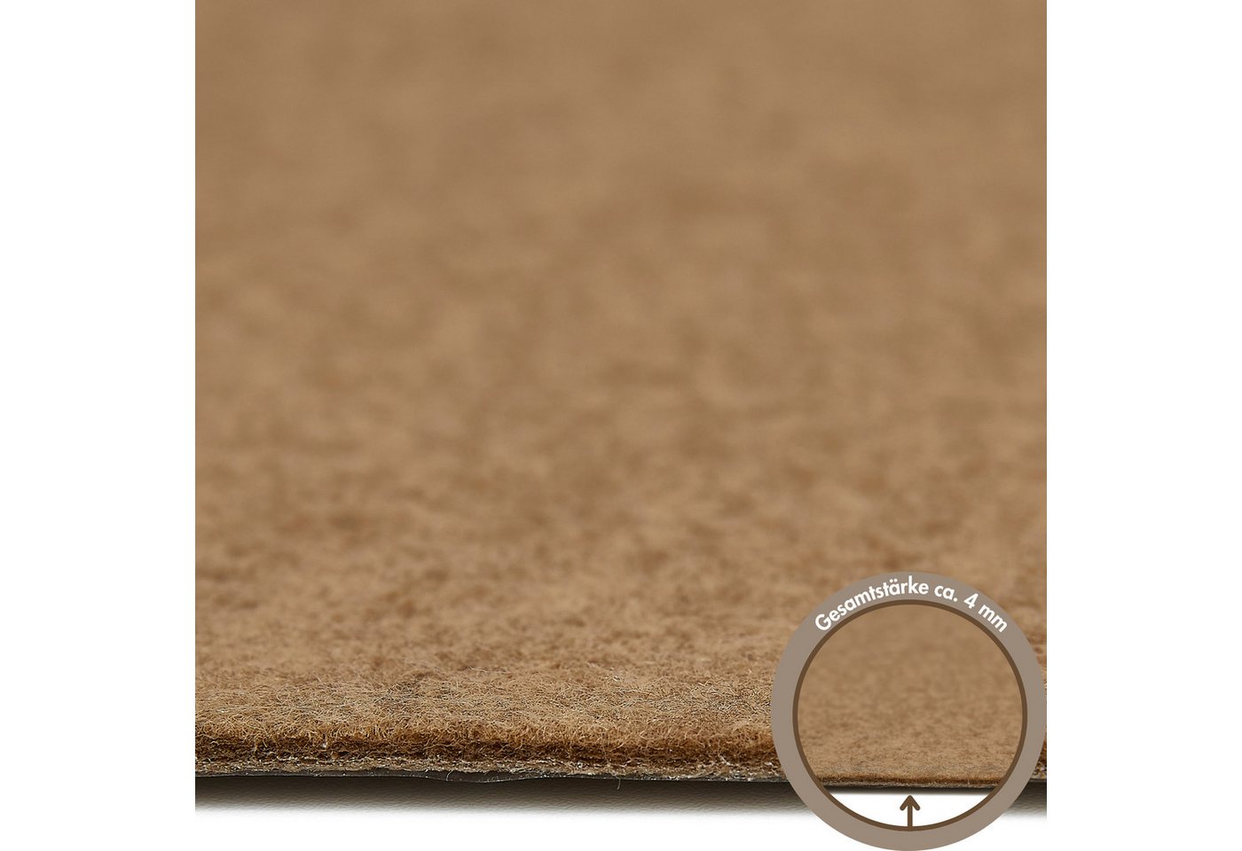 Andiamo Teppichfliese Skandi, selbstklebend, Gesamthöhe ca. 4 mm, rechteckig, 40x40 cm, 25 Stück (4 qm), 50 Stück (8 qm) oder 100 Stück (16 qm) Bild 2