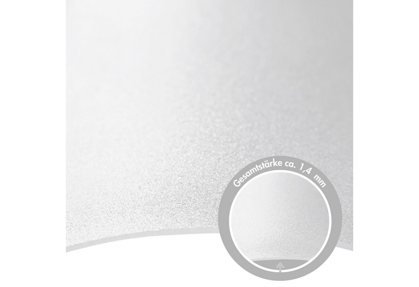 Andiamo Bodenschutzmatte Bürostuhlmatte transparent, 1-St., Bodenschutzplatte, robust & strapazierfähig für den täglichen Gebrauch Bild 3