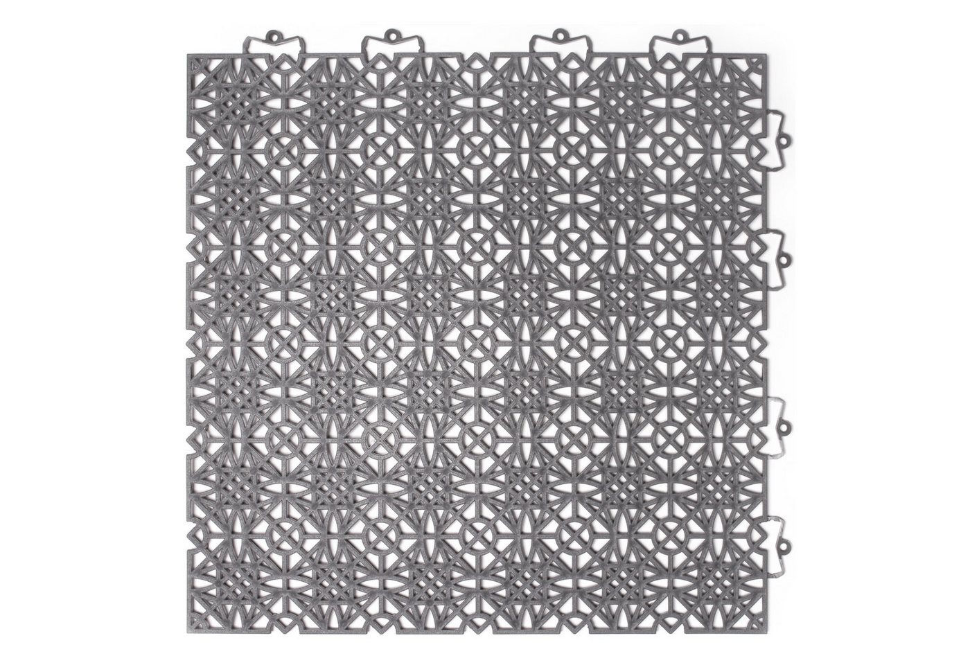 Andiamo Kunststoff-Fliesen Terra Sol, Terrassenfliesen, Set, 14 St., erhältlich mit 7 Stück (1 qm), 14 Stück (2 qm) oder 35 Stück (5 qm), Klickfliesen, 38x38 cm, Balkon Bodenbelag, UV-beständig
