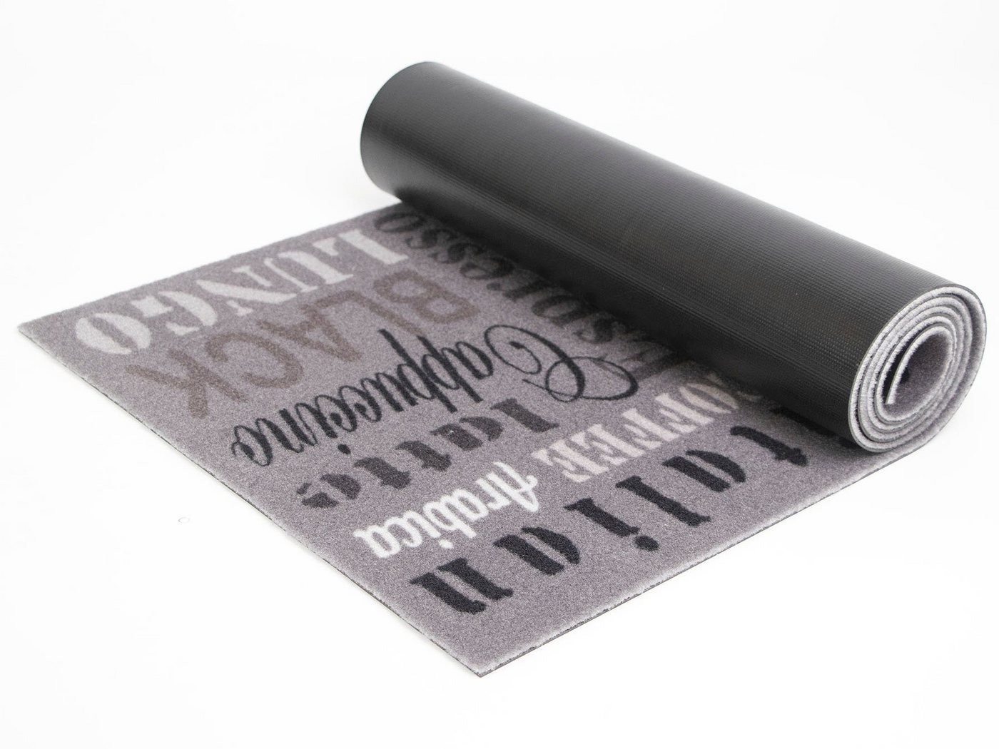 Primaflor-Ideen in Textil Küchenläufer COFFEE, Made in Belgium, rechteckig, Höhe: 6,5 mm, mit Schriftzug, Größe 50x150 cm, rutschhemmend, waschbar, Küche Bild 4