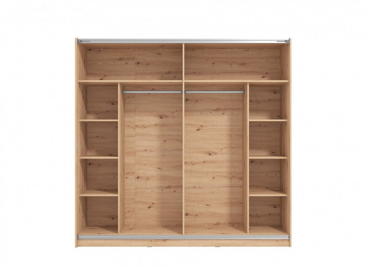 OTTO home Schwebetürenschrank Sierra Kleiderschrank mit Spiegel Garderobe Topseller inklusive Inneneinteilung & Kleiderstange, FSC®-Zertifiziert Bild 3