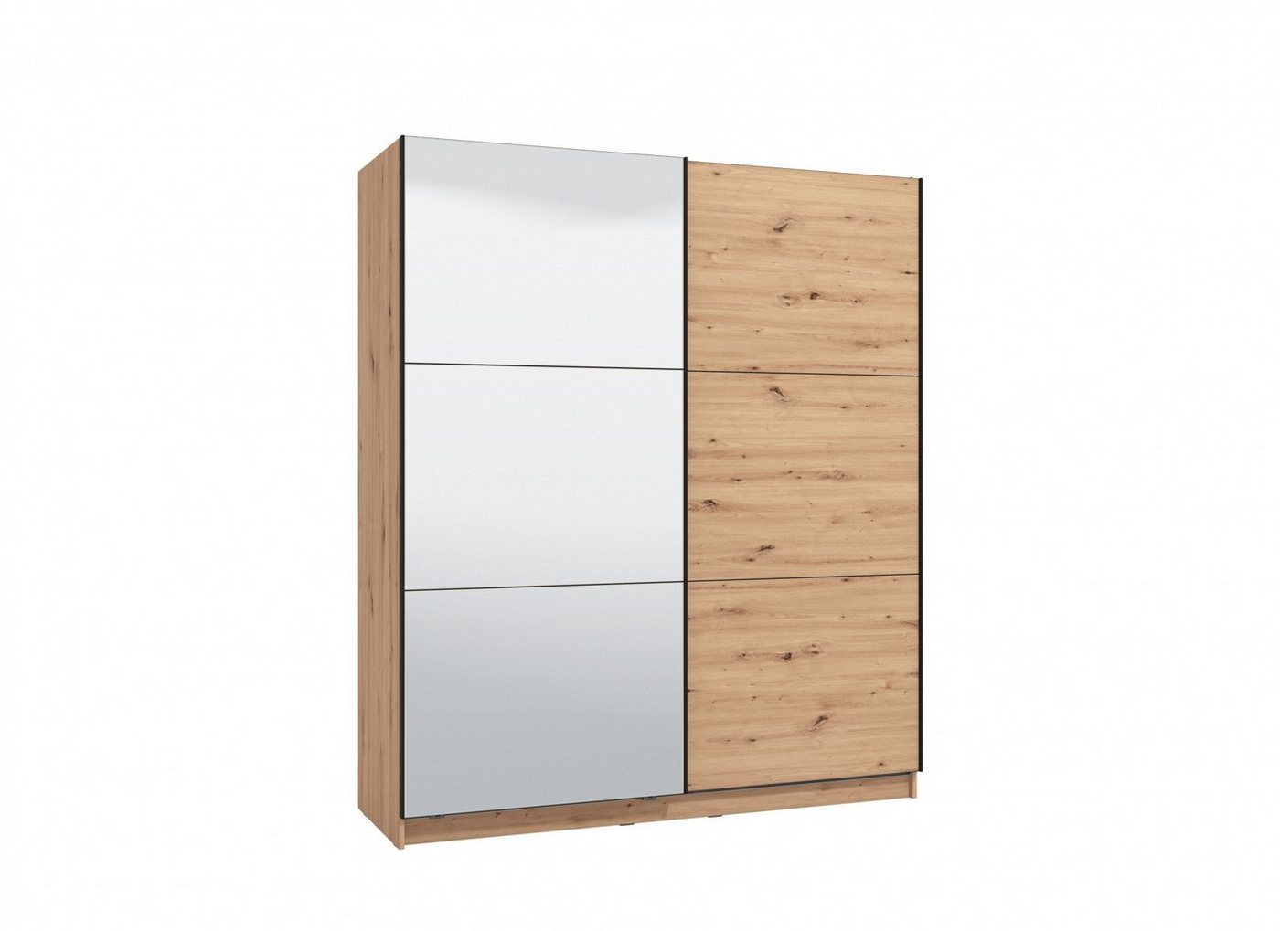 OTTO home Schwebetürenschrank Sierra Kleiderschrank mit Spiegel Garderobe Topseller INKLUSIVE Inneneinteilung, FSC®-Zertifiziert, OTTOs Choice Bild 4