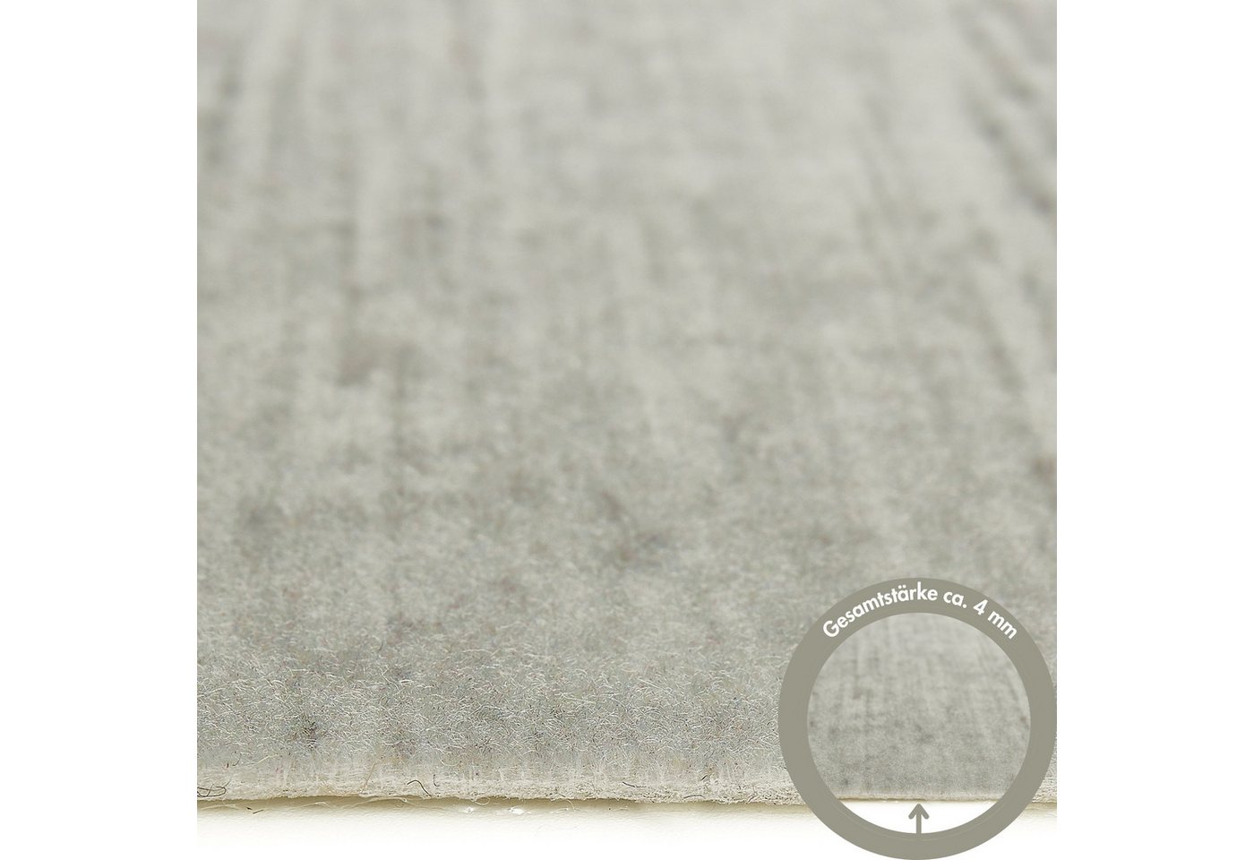Andiamo Teppichfliese Paris Nadelfilz, Gesamthöhe ca. 4 mm, quadratisch, 40x40 cm, selbstklebend, robust & strapazierfähig, 25 Stück (4 qm) Bild 2