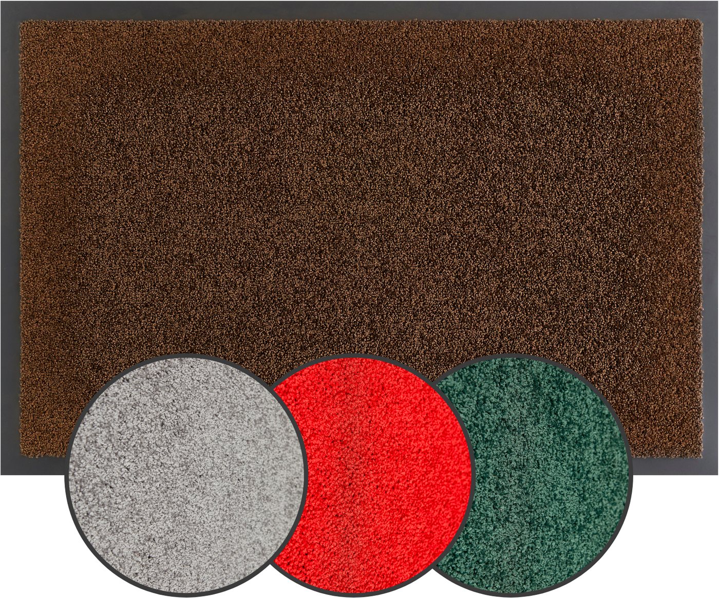 OTTO home Fußmatte Emil, rechteckig, Höhe: 6 mm, Schmutzfangmatte für den Innenbereich, unifarben Bild 2