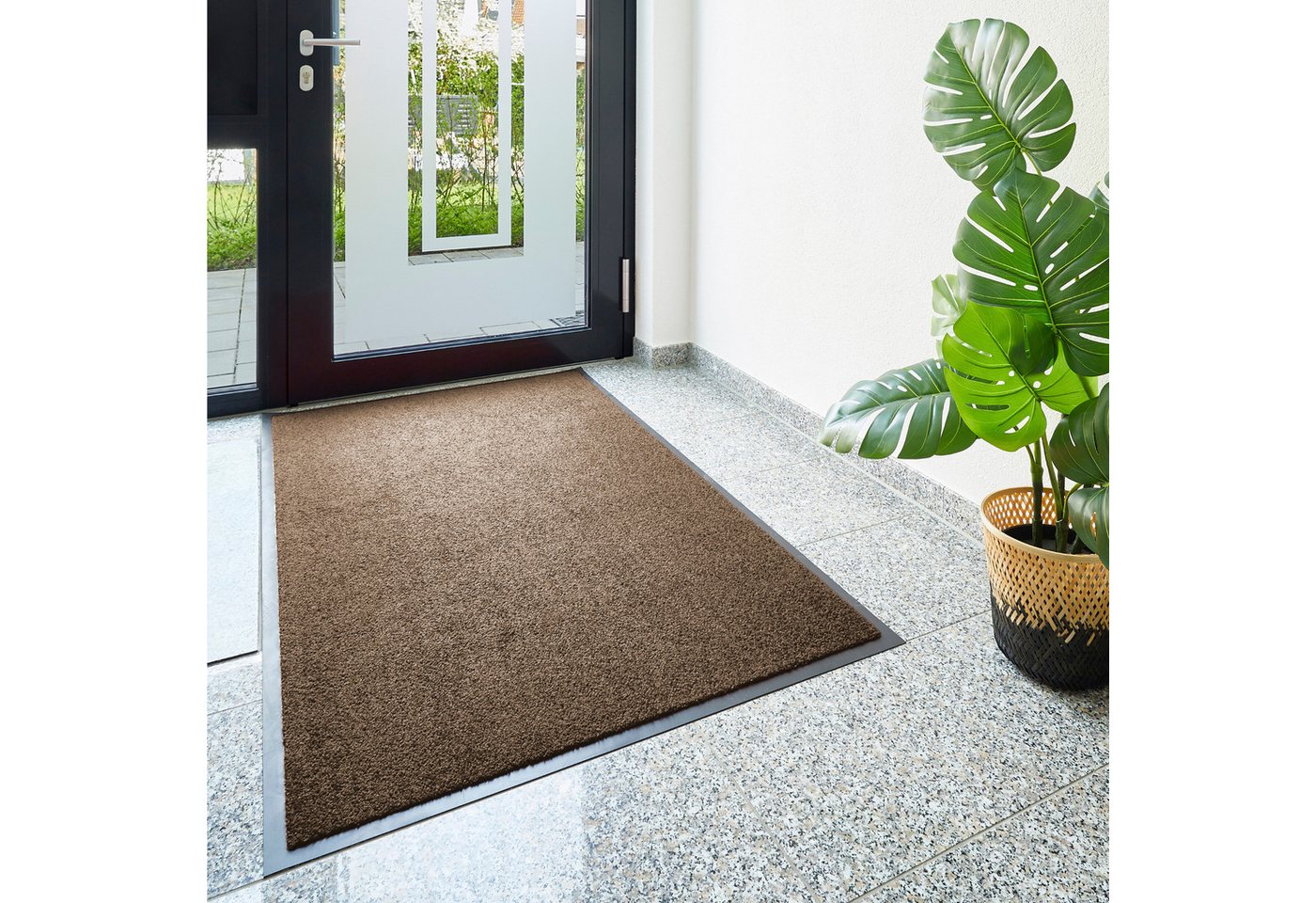 OTTO home Fußmatte Emil, rechteckig, Höhe: 6 mm, Schmutzfangmatte für den Innenbereich, unifarben Bild 4