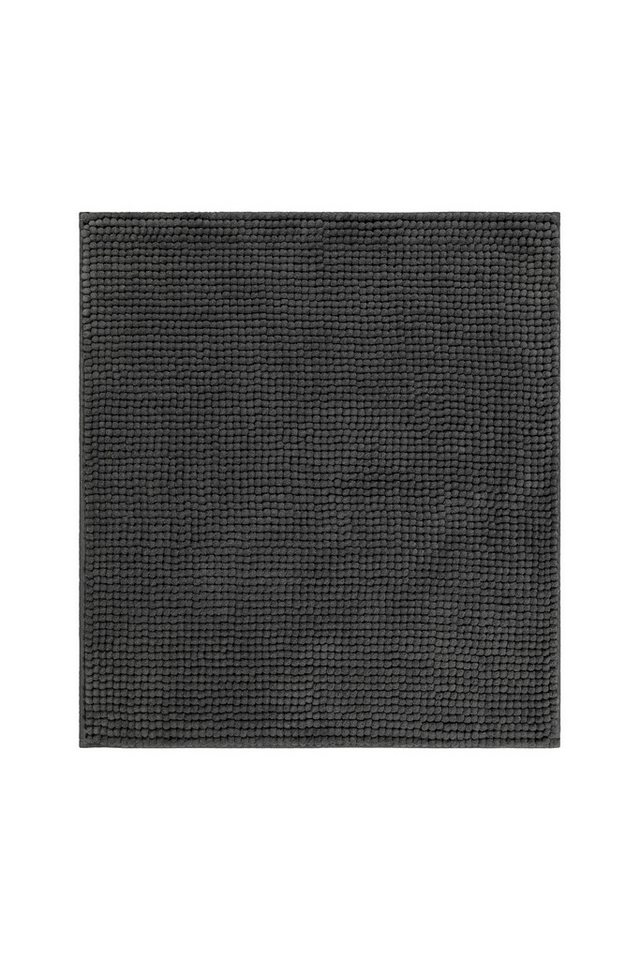 Wecon home Basics Badematte Balu, Badezimmer Teppich, Badvorleger, Höhe 14 mm, rutschhemmend beschichtet, fußbodenheizungsgeeignet, Polyester, rechteckig, Chenille, waschbar, rutschfest, schnell trocknend, weich, Badteppich