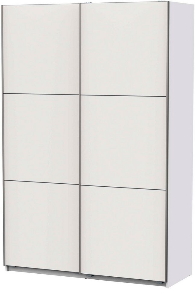 Demeyere GROUP Schiebetürenschrank Alhambra (B/H/T ca. 148/224/60cm) viel Stauraum, 2 Kleiderstangen aus Stahl, viele Ablageflächen Bild 3