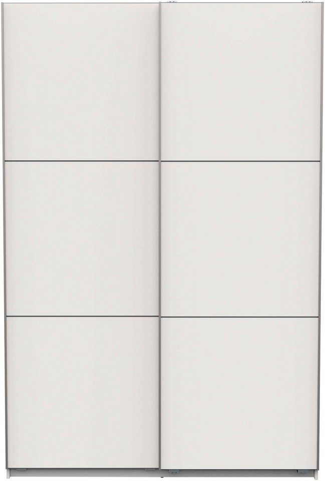 Demeyere GROUP Schiebetürenschrank Alhambra (B/H/T ca. 148/224/60cm) viel Stauraum, 2 Kleiderstangen aus Stahl, viele Ablageflächen Bild 4