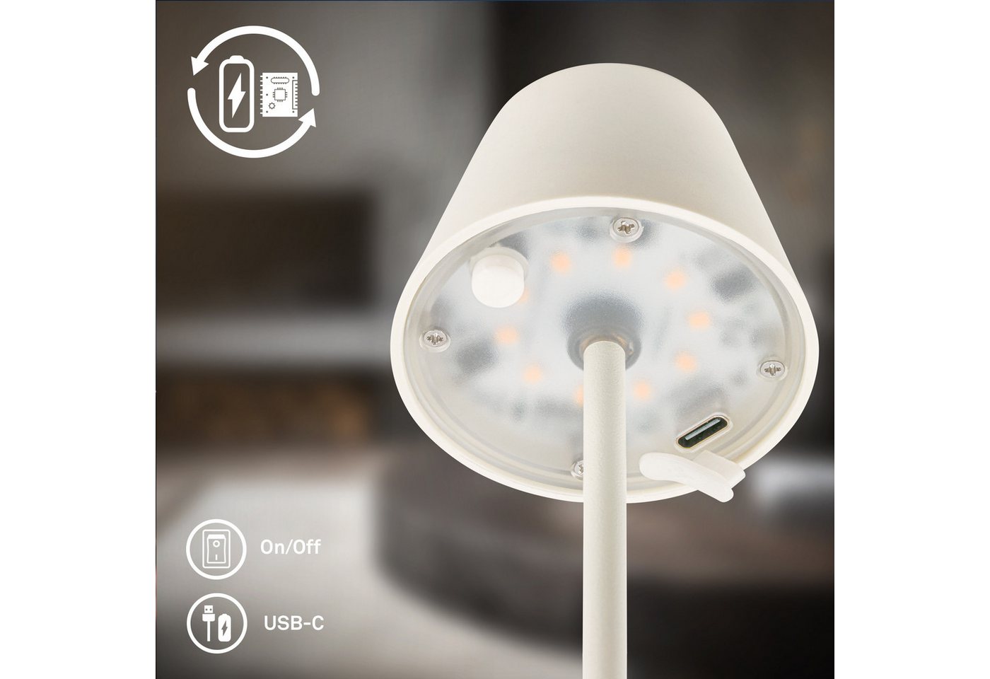 Briloner Leuchten LED Außen-Tischleuchte KIKI NANO 7653016 Bild 5