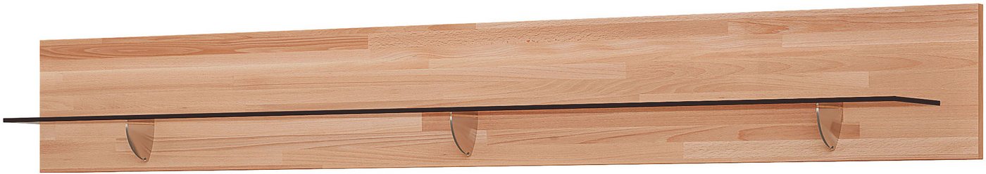 OTTO home Wandregal VETRO Wandregal 150cm, Glasboden, ideal für Deko, Bücherregal, Naturholz Dekor, Glasanlageboden, Deko-Wandregal, B/H/T: 150/20/15cm Bild 3