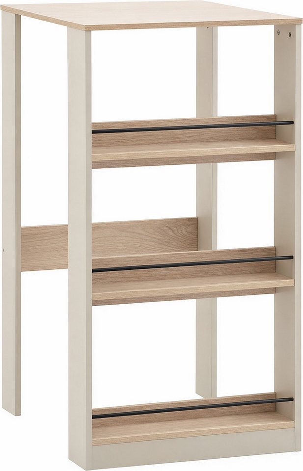 KOCHSTATION Küchentisch KS-Kolari (1-St), Breite 58 cm, mit 3 offenen Fächern Bild 5