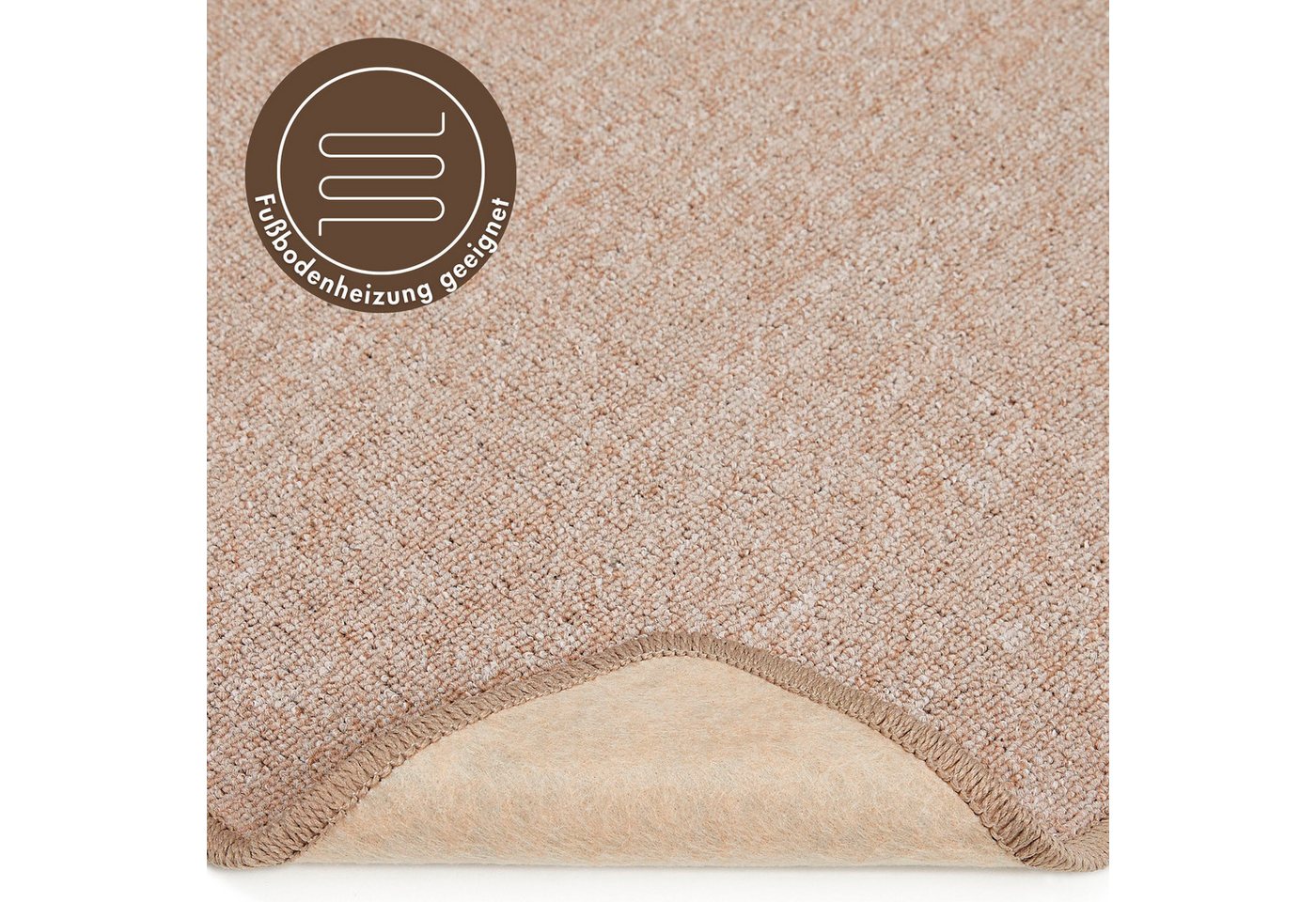 Andiamo Teppich Luton, rechteckig, Höhe: 5 mm, melierte Optik, auch als Läufer, Wohnzimmer & Schlafzimmer Bild 5