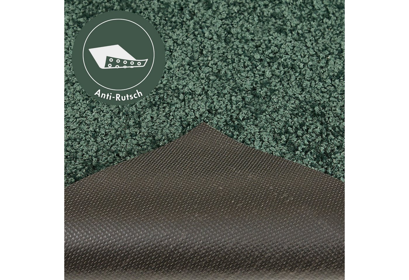 Andiamo Fußmatte Verdi, rechteckig, Höhe: 6 mm, Schmutzfangmatte, Eingangsmatte, rutschfest, strapazierfähig Bild 4
