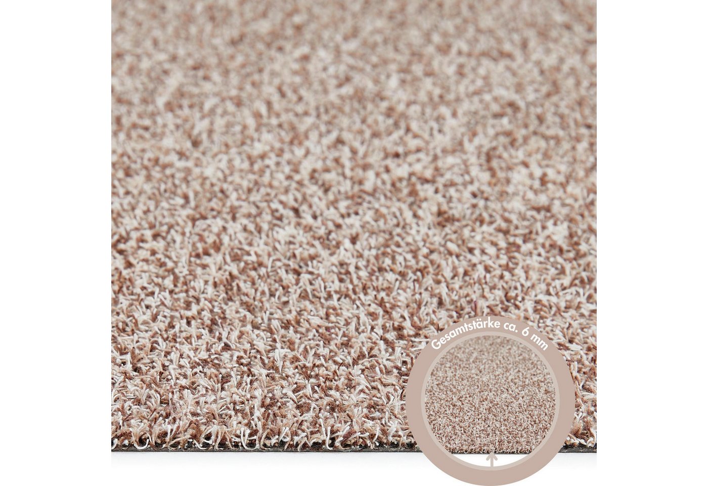 Andiamo Fußmatte Samson, rechteckig, Höhe: 6 mm, Schmutzfangmatte, waschbar, rutschhemmend, auch als 2er Set erhältlich Bild 2