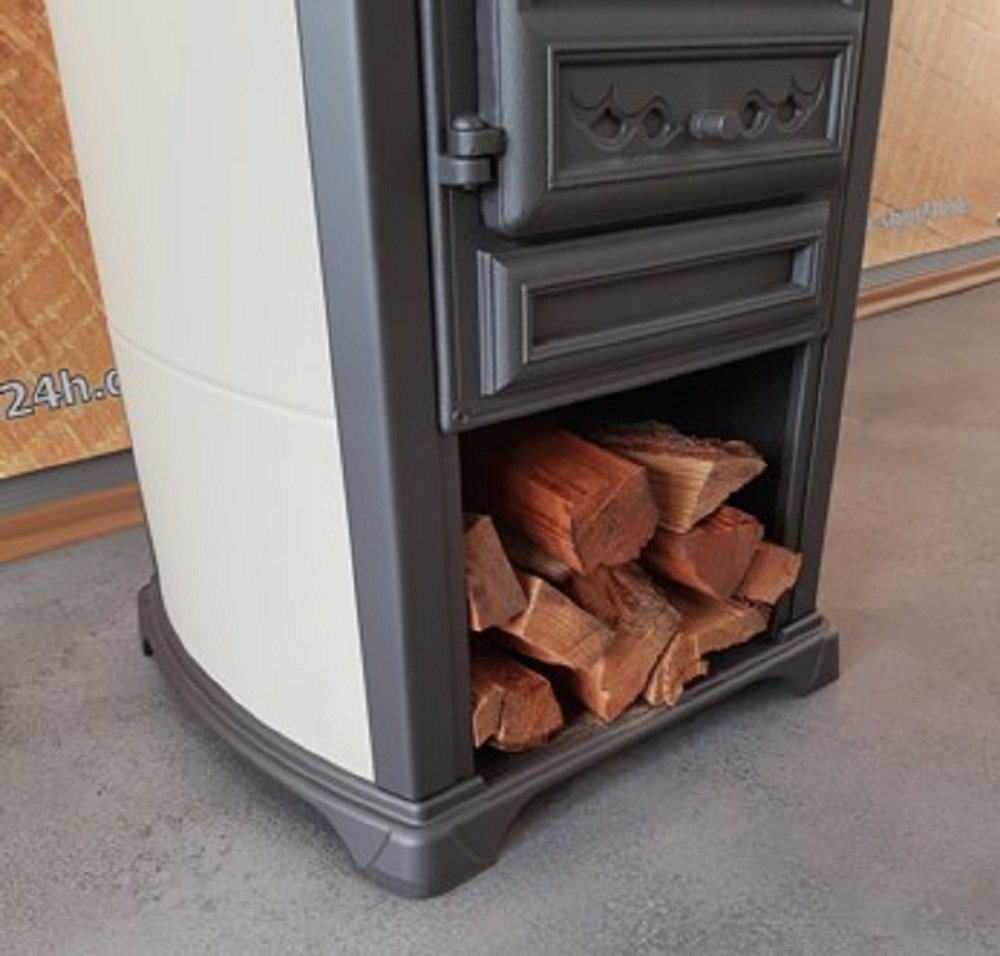 TRGO Kaminofen Forte mit Herdplatte, creme, 5,40 kW Bild 3