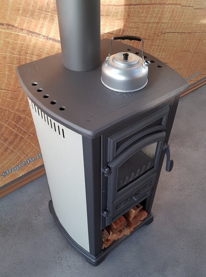 TRGO Kaminofen Forte mit Herdplatte, creme, 5,40 kW Bild 4