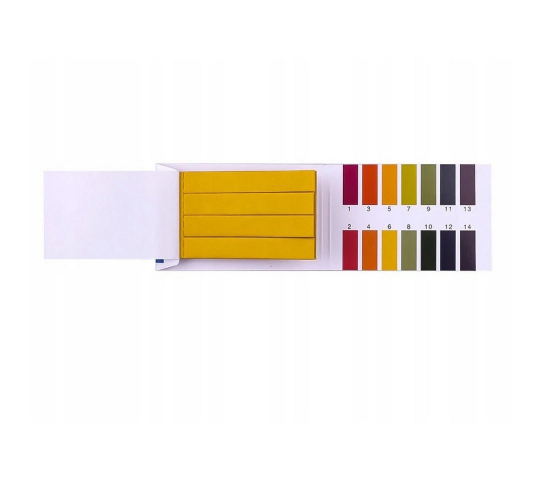 VERK GROUP Aquarium-Wassertest 80x pH-Wert Teststreifen Lackmuspapier Aquarium Teich Pool, Teststreifen, 80-tlg., 80 Teststreifen zur pH-Wert-Bestimmung, Einfache Anwendung, schnelle pH-Wert-Bestimmung, Farbauswertung