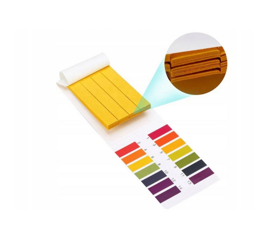 VERK GROUP Aquarium-Wassertest 80x pH-Wert Teststreifen Lackmuspapier Aquarium Teich Pool, Teststreifen, 80-tlg., 80 Teststreifen zur pH-Wert-Bestimmung, Einfache Anwendung, schnelle pH-Wert-Bestimmung, Farbauswertung Bild 3