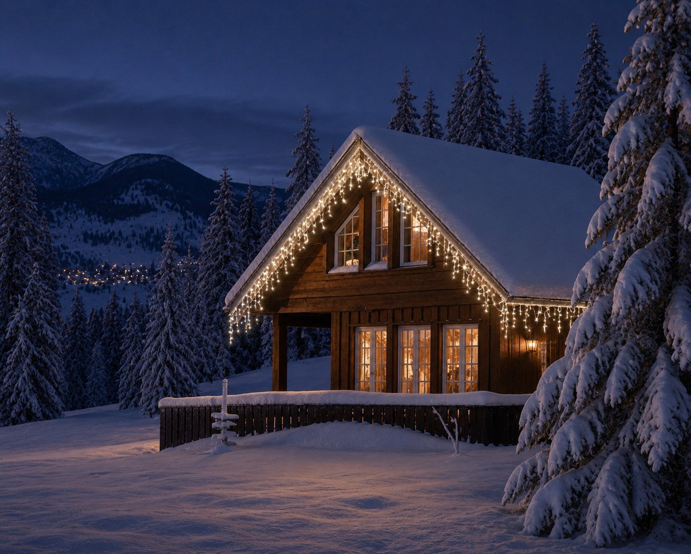 Lumineo LED-Lichterkette Lumineo Lichtervorhang ICICLE TWINKLE 490 LED 20 m warm weiß, weiß, 8 Twinkle-Effekte, 8h-Timer, Indoor/Outdoor, + 5 m Zuleitung Bild 2
