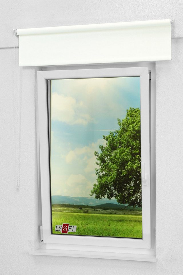 Rollo Qualitätsrollo Tageslicht, LYSEL®, blickdicht, HxB 190x43cm Bild 2