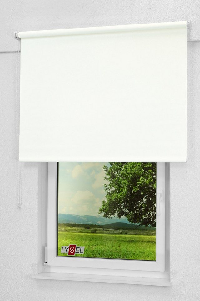 Rollo Qualitätsrollo Tageslicht, LYSEL®, blickdicht, HxB 190x43cm Bild 4