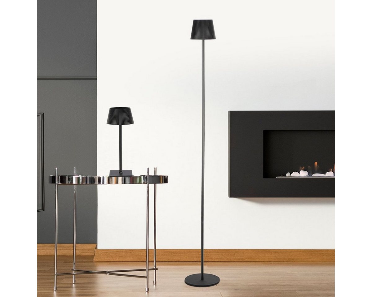 oyajia Stehlampe 3 in 1 Kabellose LED Stehlampe, 130cm Abnehmbar Leselampe 8000mAh-Akku, LED fest integriert, Kaltweiß/Naturweiß/Warmweiß, Dimmbar Eisen Tischlampe mit USB-C,für Wohnzimmer/Schlafzimmer/Büro Bild 3